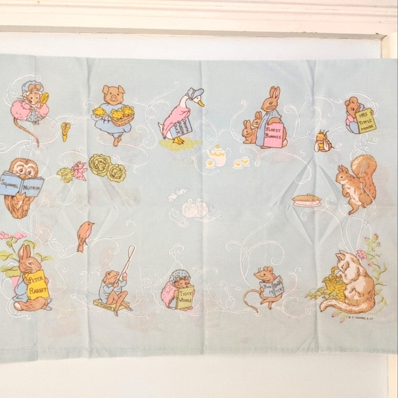 Vintage Beatrix Potter Peter Rabbit pillow case - Picture 1 of 3